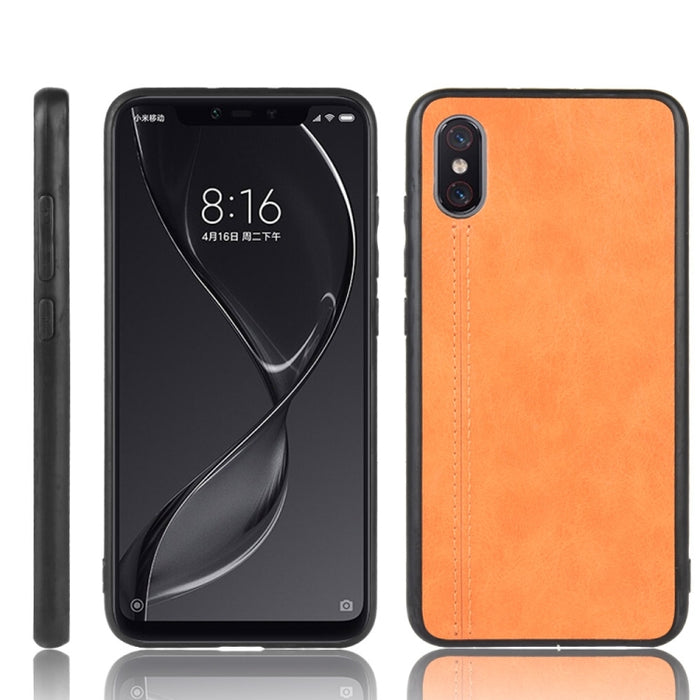 Para Xiaomi Mi 8 Pro Patrón de vaca de costura a prueba de golpes Piel PC + PU + Funda de TPU, For Xiaomi Mi 8 Pro
