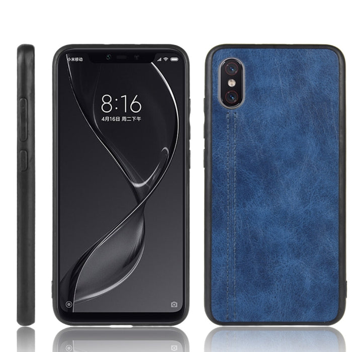 Para Xiaomi Mi 8 Pro Patrón de vaca de costura a prueba de golpes Piel PC + PU + Funda de TPU, For Xiaomi Mi 8 Pro