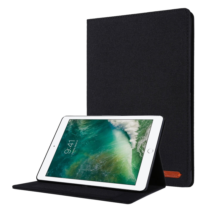Carcasa protectora plana de TPU estilo tela, For iPad 10.2