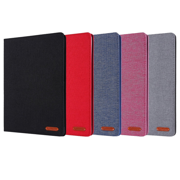 Carcasa protectora plana de TPU estilo tela, For iPad 10.2