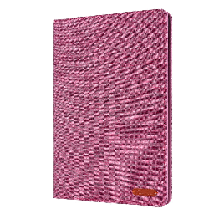 Carcasa protectora plana de TPU estilo tela, For iPad 10.2