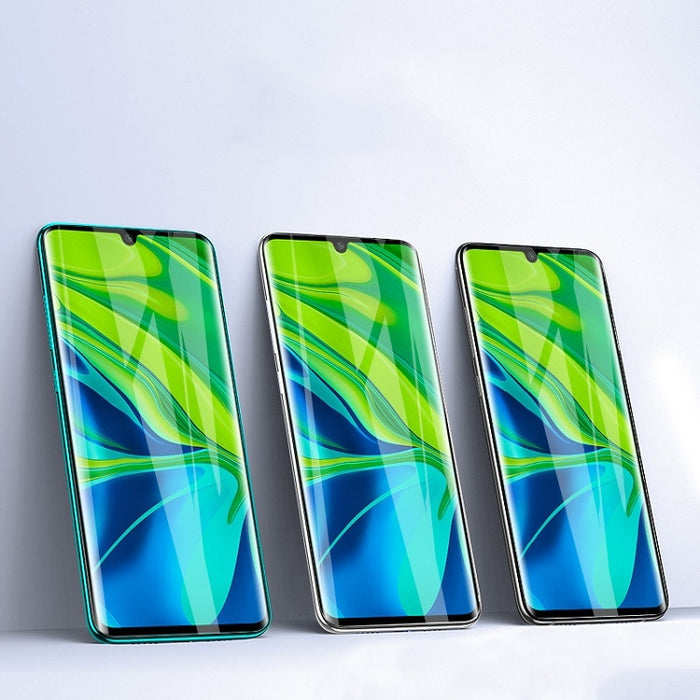 Para Xiaomi Mi Note 10 / Mi CC9 Pro mocolo 0,33 mm 9H Película de vidrio templado de pantalla completa curvada 3D, For Xiaomi Mi Note 10