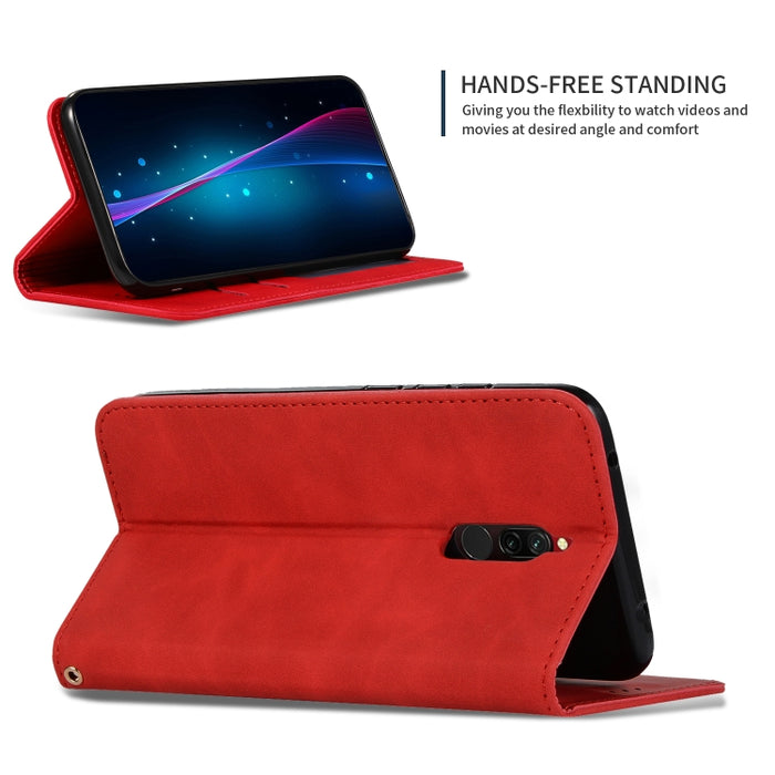 Retro Skin Feel Business Estuche de cuero con tapa horizontal magnética, For Xiaomi Redmi 8, For Xiaomi Redmi 8A