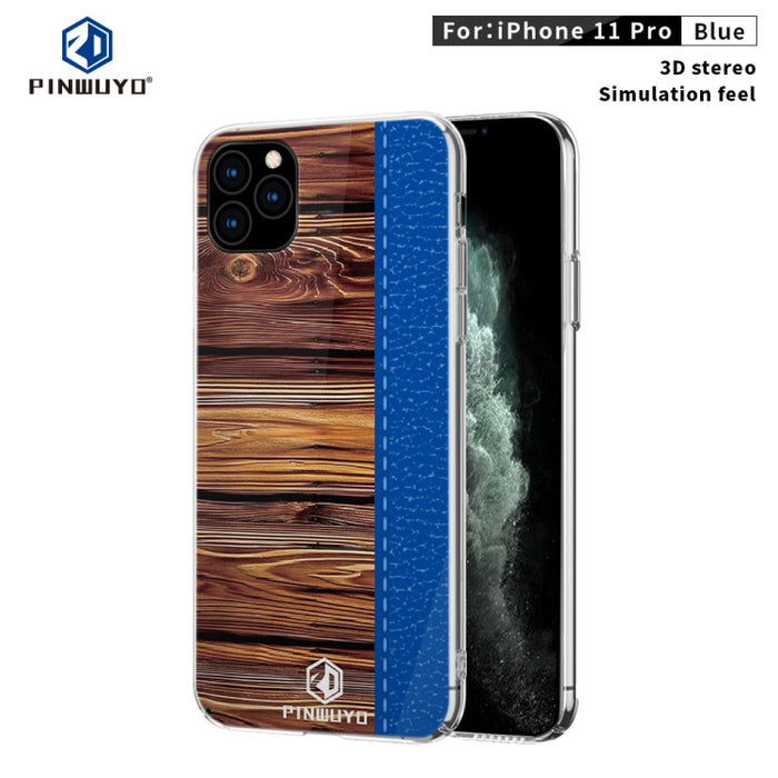 PINWUYO Pindun Series Slim 3D Call Flashing PC Estuche de protección impermeable a prueba de golpes todo incluido, For  iPhone 11 Pro, For  iPhone 11 Pro Max, For  iPhone 11