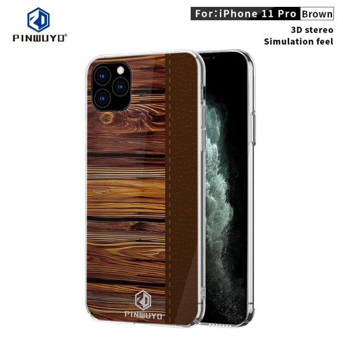 PINWUYO Pindun Series Slim 3D Call Flashing PC Estuche de protección impermeable a prueba de golpes todo incluido, For  iPhone 11 Pro, For  iPhone 11 Pro Max, For  iPhone 11