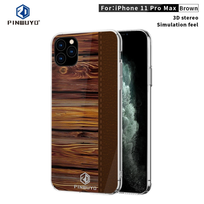 PINWUYO Pindun Series Slim 3D Call Flashing PC Estuche de protección impermeable a prueba de golpes todo incluido, For  iPhone 11 Pro, For  iPhone 11 Pro Max, For  iPhone 11