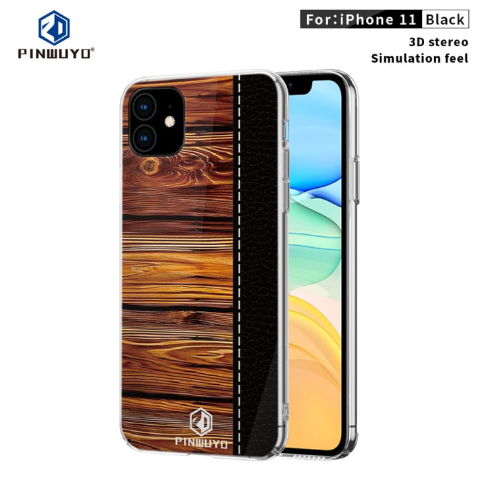 PINWUYO Pindun Series Slim 3D Call Flashing PC Estuche de protección impermeable a prueba de golpes todo incluido, For  iPhone 11 Pro, For  iPhone 11 Pro Max, For  iPhone 11