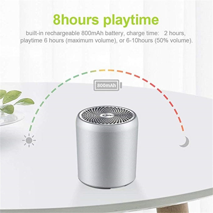 EWA A107 TWS Portable Super Mini Altavoz Bluetooth Subwoofer inalámbrico Boom Box Altavoces de computadora Bocinas Altavoz de ducha
