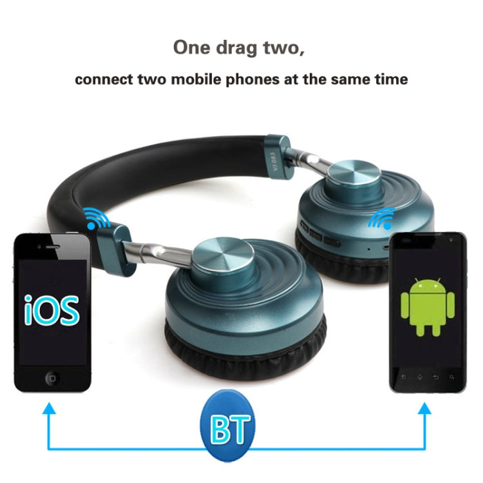 VJ083 Auriculares inalámbricos plegables Bluetooth Juego competitivo Música Deportes Enchufe Auriculares inalámbricos de dibujos animados