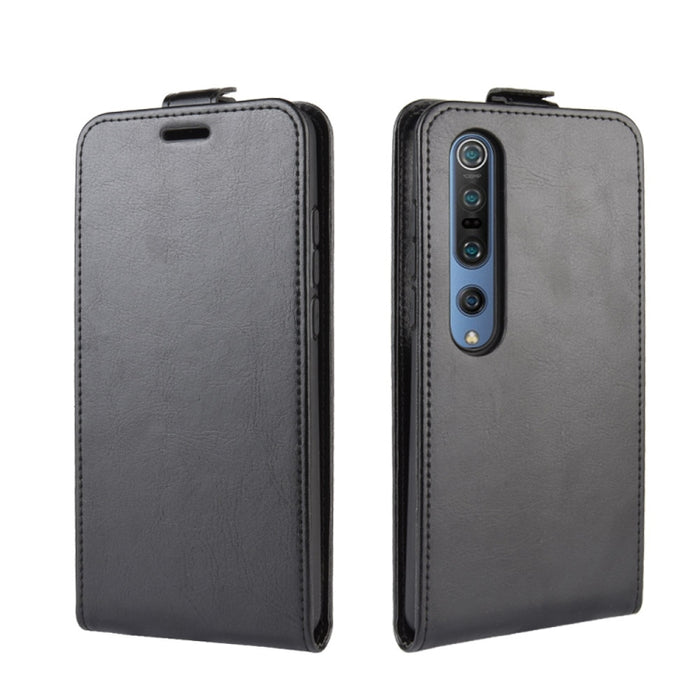 Para Xiaomi Mi 10 R64 Texture Funda protectora de cuero con tapa vertical única con ranuras para tarjetas y marco de fotos, For Xiaomi Mi 10