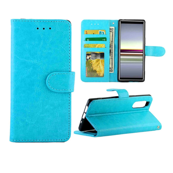 Estuche protector con tapa horizontal de cuero con textura de caballo loco con soporte y ranuras para tarjetas y billetera y marco de fotos, For Xiaomi Redmi K30, For Nokia 7.2, For Samsung Galaxy A71, For OPPO A9 (2020), For Samsung Galaxy Note 10 Lit...