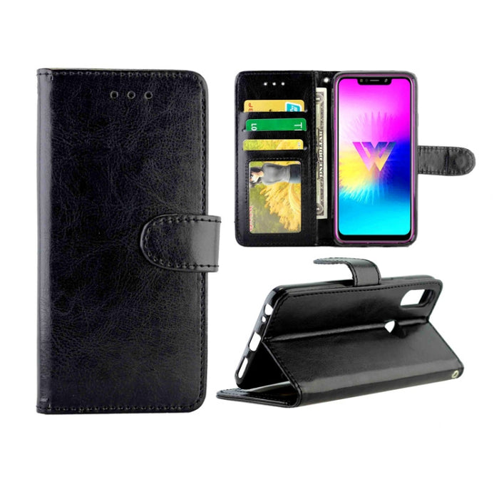 Estuche protector con tapa horizontal de cuero con textura de caballo loco con soporte y ranuras para tarjetas y billetera y marco de fotos, For Xiaomi Redmi K30, For Nokia 7.2, For Samsung Galaxy A71, For OPPO A9 (2020), For Samsung Galaxy Note 10 Lit...