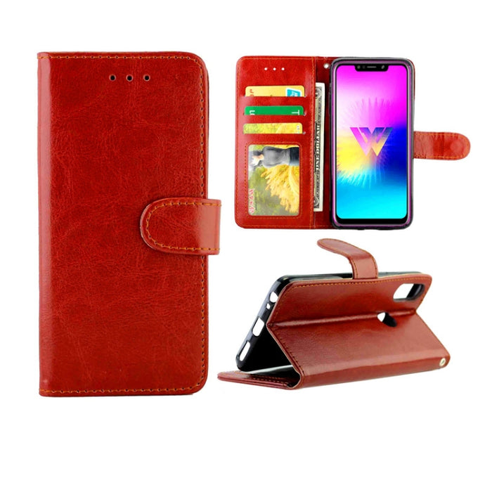Estuche protector con tapa horizontal de cuero con textura de caballo loco con soporte y ranuras para tarjetas y billetera y marco de fotos, For Xiaomi Redmi K30, For Nokia 7.2, For Samsung Galaxy A71, For OPPO A9 (2020), For Samsung Galaxy Note 10 Lit...