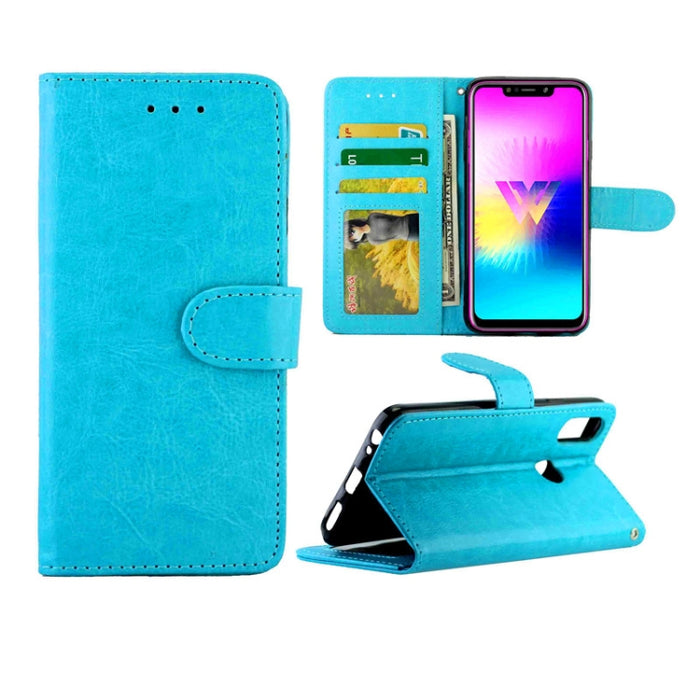 Estuche protector con tapa horizontal de cuero con textura de caballo loco con soporte y ranuras para tarjetas y billetera y marco de fotos, For Xiaomi Redmi K30, For Nokia 7.2, For Samsung Galaxy A71, For OPPO A9 (2020), For Samsung Galaxy Note 10 Lit...