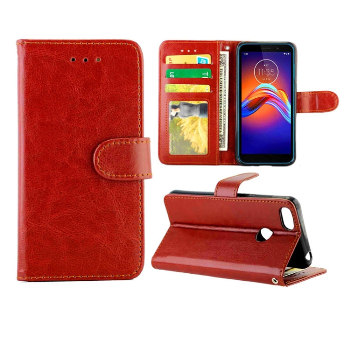 Estuche protector con tapa horizontal de cuero con textura de caballo loco con soporte y ranuras para tarjetas y billetera y marco de fotos, For Xiaomi Redmi K30, For Nokia 7.2, For Samsung Galaxy A71, For OPPO A9 (2020), For Samsung Galaxy Note 10 Lit...