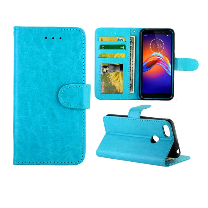 Estuche protector con tapa horizontal de cuero con textura de caballo loco con soporte y ranuras para tarjetas y billetera y marco de fotos, For Xiaomi Redmi K30, For Nokia 7.2, For Samsung Galaxy A71, For OPPO A9 (2020), For Samsung Galaxy Note 10 Lit...