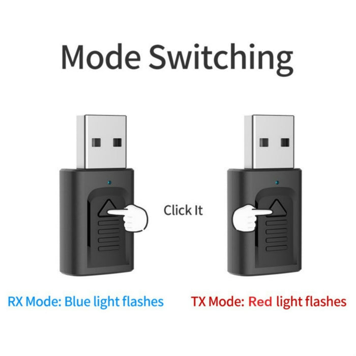 JEDX-M135 USB5.0 4 en 1 Transmisor receptor de audio Bluetooth
