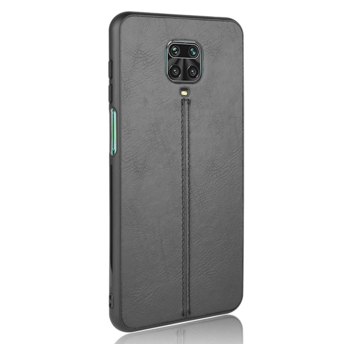 Para Xiaomi Redmi Note 9 Pro / Note 9s / Note 9 Pro Max Patrón de vaca de costura a prueba de golpes Piel PC + PU + TPU Funda, For Redmi Note 9 Pro
