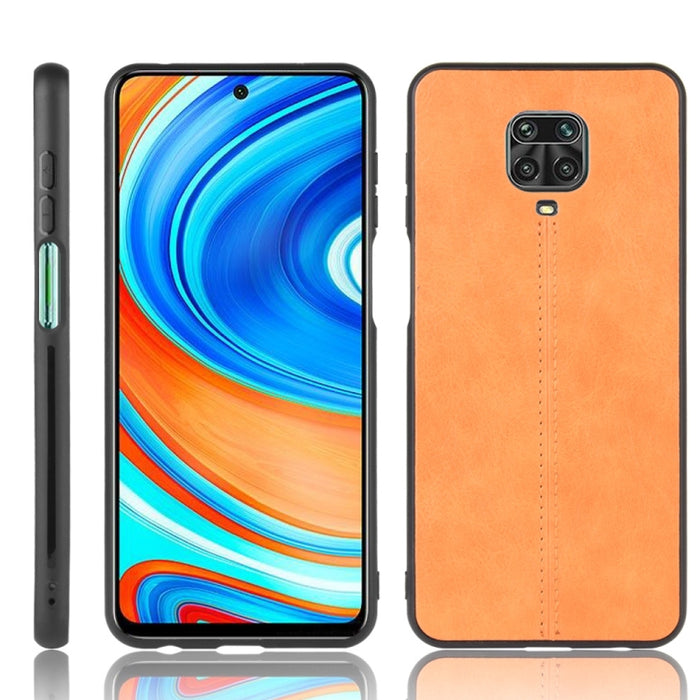 Para Xiaomi Redmi Note 9 Pro / Note 9s / Note 9 Pro Max Patrón de vaca de costura a prueba de golpes Piel PC + PU + TPU Funda, For Redmi Note 9 Pro