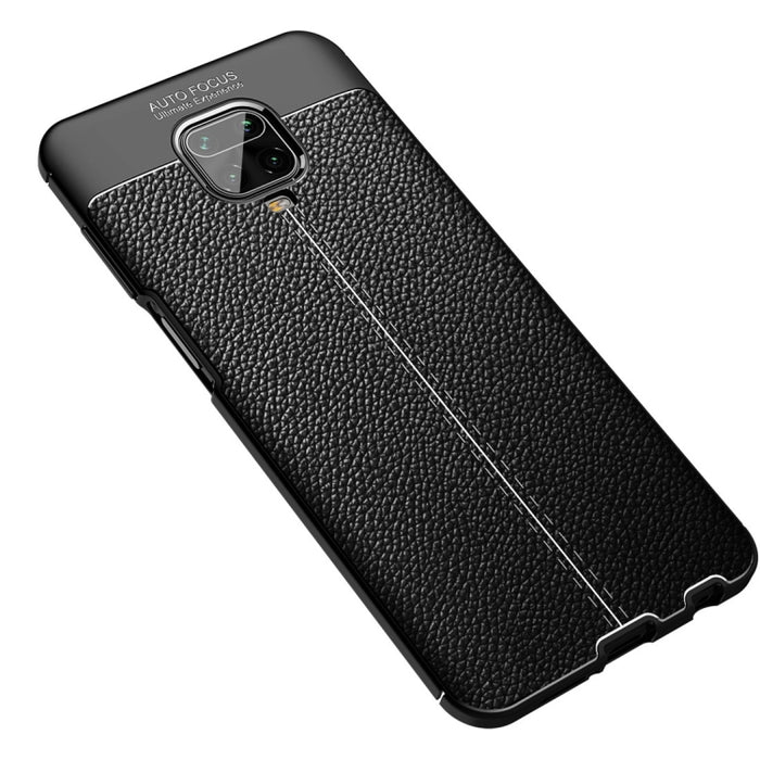 Para Xiaomi Redmi Note 9 Pro Max Litchi Texture TPU Funda a prueba de golpes