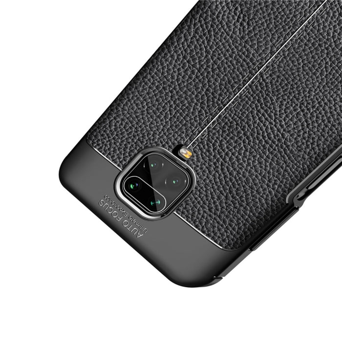 Para Xiaomi Redmi Note 9 Pro Max Litchi Texture TPU Funda a prueba de golpes