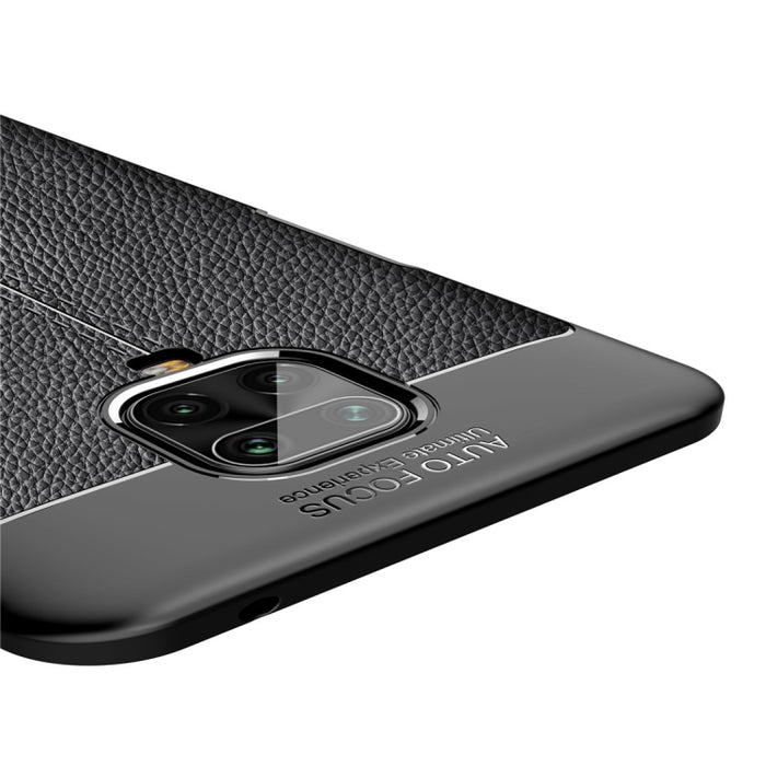 Para Xiaomi Redmi Note 9 Pro Max Litchi Texture TPU Funda a prueba de golpes
