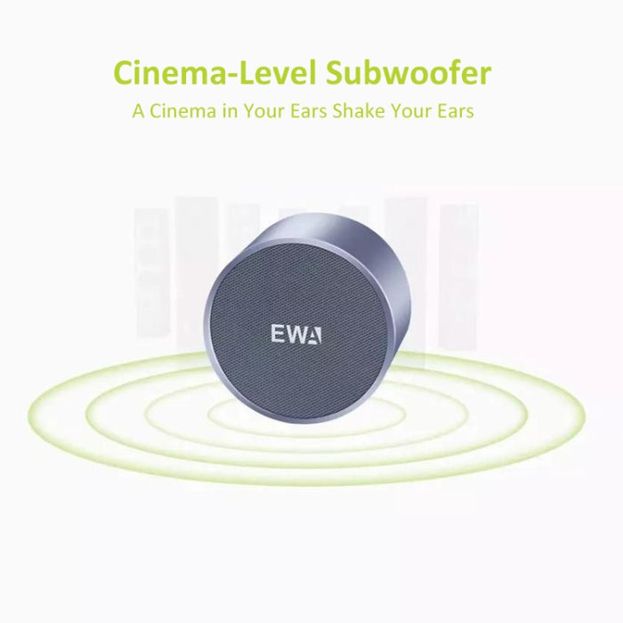 EWA A3 Mini Altavoces 8W 3D Estéreo Música Surround Inalámbrico Bluetooth Altavoces Portátil Sonud Bass Soporte TF Tarjetas USB