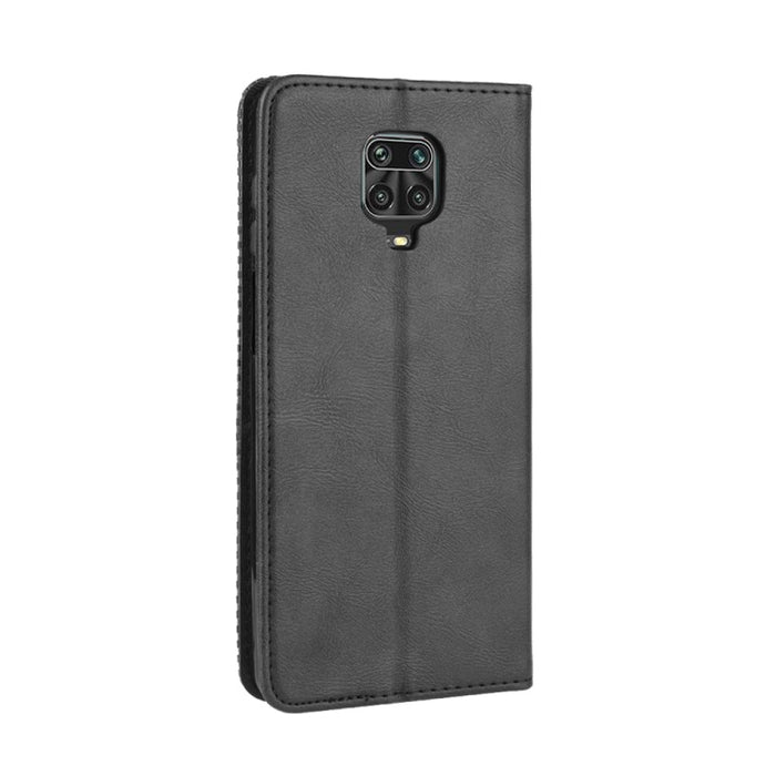 Para Xiaomi Redmi Note 9 Pro / Note 9s / Note 9 Pro Max Hebilla magnética Retro Crazy Horse Texture Funda de cuero con tapa horizontal con soporte, ranuras para tarjetas y marco de fotos, For Xiaomi Redmi Note 9 Pro
