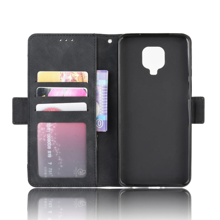 Para Xiaomi Redmi Note 9 Pro / Note 9s / Note 9 Pro Max Estuche de cuero con patrón de piel de becerro con ranura para tarjeta separada, For Redmi Note 9 Pro