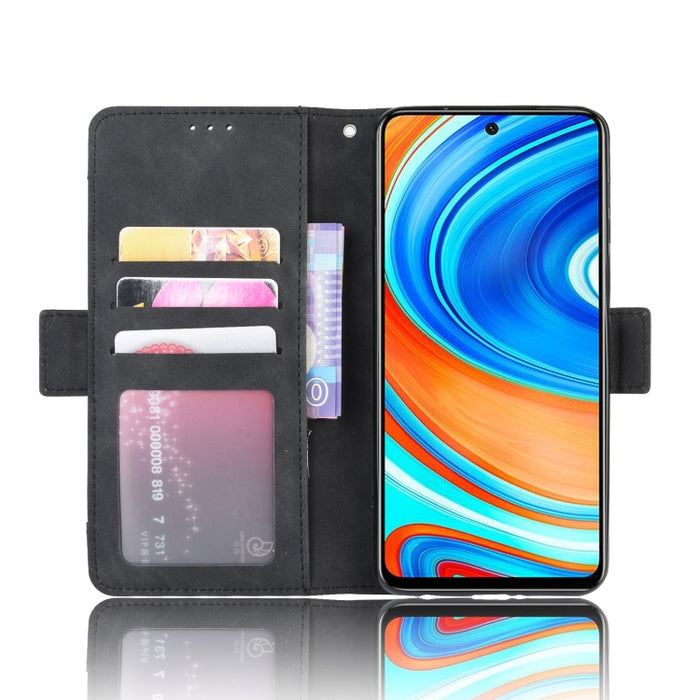 Para Xiaomi Redmi Note 9 Pro / Note 9s / Note 9 Pro Max Estuche de cuero con patrón de piel de becerro con ranura para tarjeta separada, For Redmi Note 9 Pro