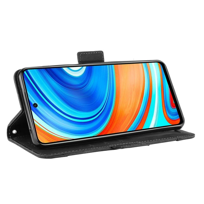 Para Xiaomi Redmi Note 9 Pro / Note 9s / Note 9 Pro Max Estuche de cuero con patrón de piel de becerro con ranura para tarjeta separada, For Redmi Note 9 Pro