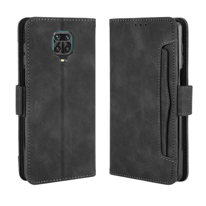 Para Xiaomi Redmi Note 9 Pro / Note 9s / Note 9 Pro Max Estuche de cuero con patrón de piel de becerro con ranura para tarjeta separada, For Redmi Note 9 Pro