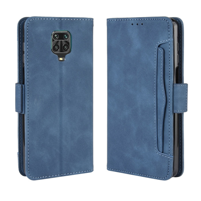 Para Xiaomi Redmi Note 9 Pro / Note 9s / Note 9 Pro Max Estuche de cuero con patrón de piel de becerro con ranura para tarjeta separada, For Redmi Note 9 Pro