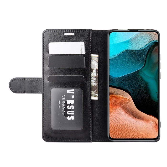 Para Xiaomi Redmi K30 Pro R64 Texture Single Horizontal Flip Funda protectora con soporte y ranuras para tarjetas y billetera y marco de fotos, For Redmi K30 Pro