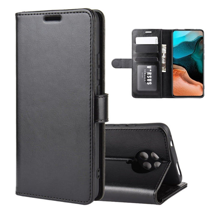 Para Xiaomi Redmi K30 Pro R64 Texture Single Horizontal Flip Funda protectora con soporte y ranuras para tarjetas y billetera y marco de fotos, For Redmi K30 Pro
