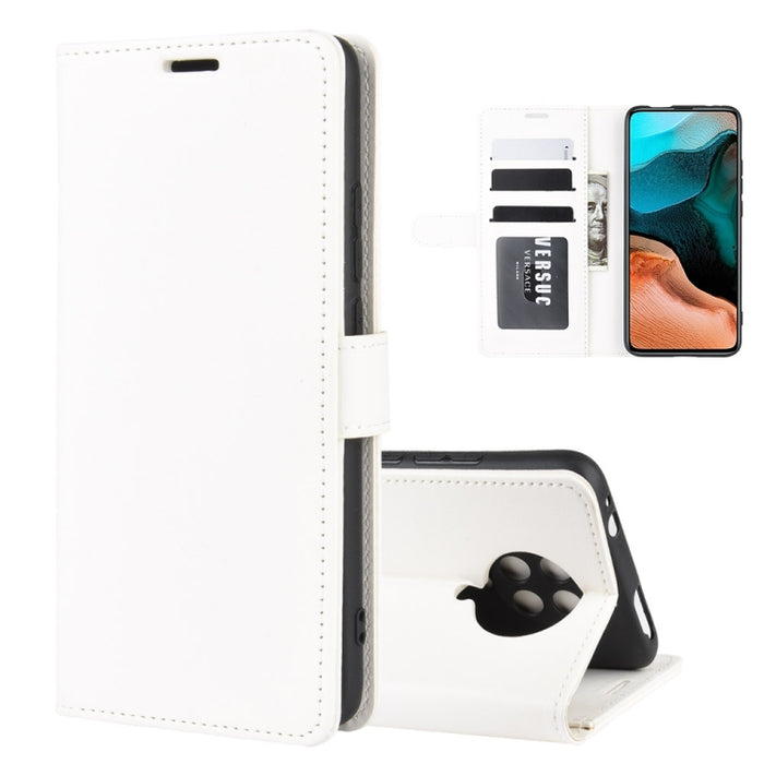 Para Xiaomi Redmi K30 Pro R64 Texture Single Horizontal Flip Funda protectora con soporte y ranuras para tarjetas y billetera y marco de fotos, For Redmi K30 Pro
