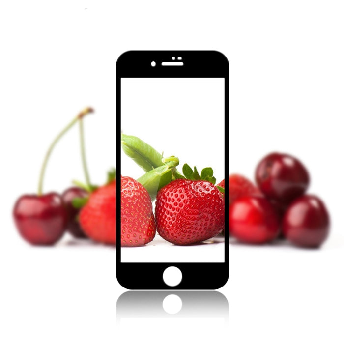 Para iPhone SE 2020 mocolo 0,33 mm 9H 2.5D Película de vidrio templado con pegamento completo