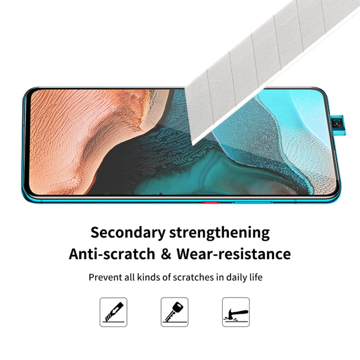 5 PCS ENKAY Hat-Prince Full Glue 0.26mm 9H 2.5D Película de cobertura total de vidrio templado, For Xiaomi Redmi K30/K30 Pro, For Xiaomi Redmi Note 9/Note 9 Pro