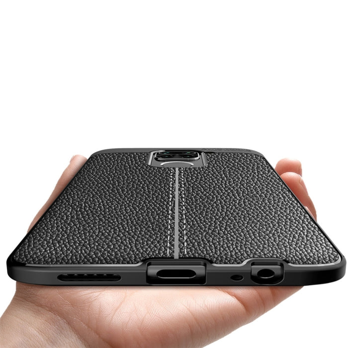 Para Xiaomi Redmi Note9 Litchi Texture TPU Funda a prueba de golpes, For Redmi Note 9