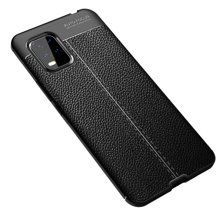Para Xiaomi 10 Lite Litchi Texture TPU Funda a prueba de golpes, For Xiaomi 10 Lite