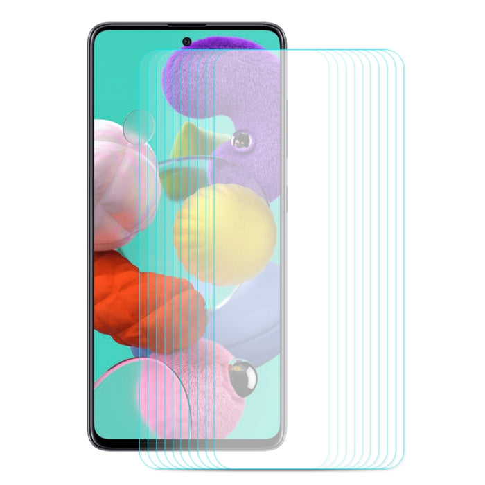 10 PCS ENKAY Hat-Prince 0.26mm 9H 2.5D Película de vidrio templado de borde curvo, For Galaxy A51, For Galaxy A71, For Xiaomi Redmi K30/K30 Pro, For Xiaomi Redmi Note 9/Note 9 Pro, For Huawei Nova 6 SE/P40 Lite