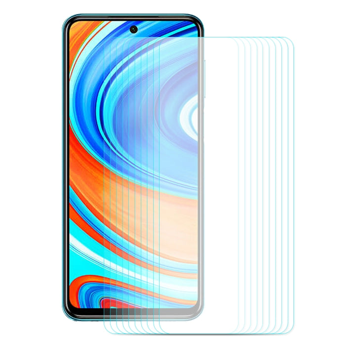 10 PCS ENKAY Hat-Prince 0.26mm 9H 2.5D Película de vidrio templado de borde curvo, For Galaxy A51, For Galaxy A71, For Xiaomi Redmi K30/K30 Pro, For Xiaomi Redmi Note 9/Note 9 Pro, For Huawei Nova 6 SE/P40 Lite
