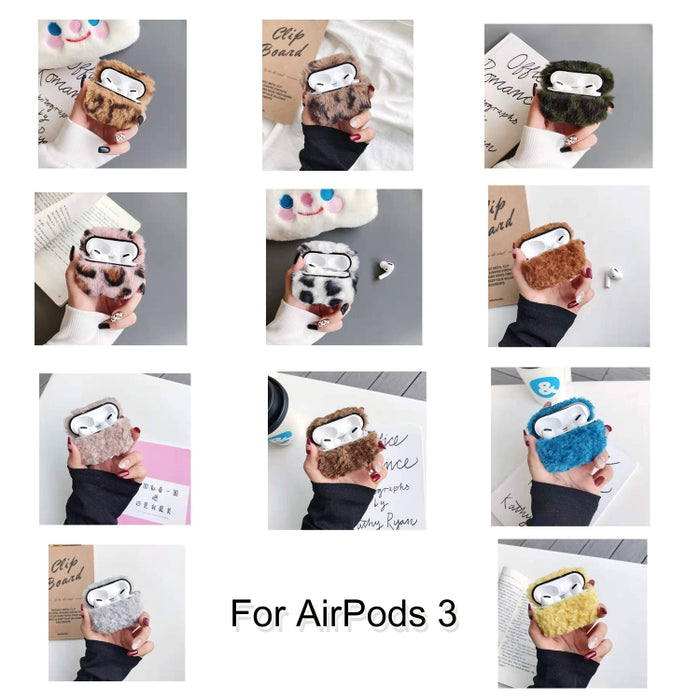 Para Apple AirPods Pro funda protectora de auriculares Bluetooth de felpa