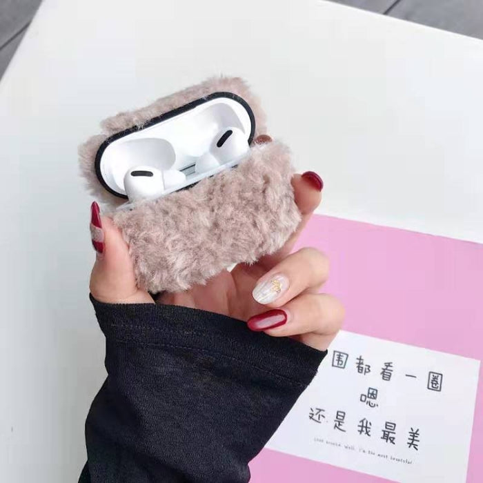 Para Apple AirPods Pro funda protectora de auriculares Bluetooth de felpa