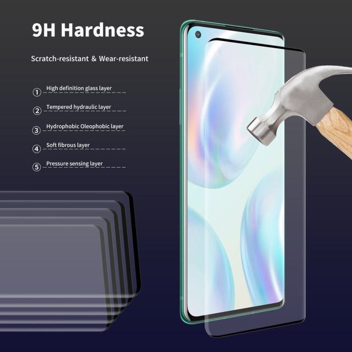 ENKAY Hat-Prince 0.26mm 9H 3D Película de vidrio templado curvado de pantalla completa a prueba de explosiones, For OnePlus 8, For OnePlus 8 Pro, For Huawei Nova 7 Pro, For Xiaomi Mi 10 / MI 10 Pro(1pc), For Huawei Honor 30 Pro