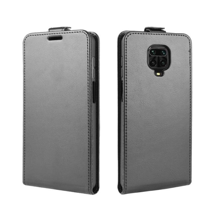 Para Xiaomi Redmi Note 9 Pro/Note 9S/Note 9 Pro Max R64 Texture Funda protectora de cuero con tapa vertical individual con ranuras para tarjetas y marco de fotos, For Redmi Note 9 Pro