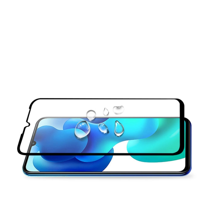 Para Xiaomi Mi 10 Lite mocolo 0.33mm 9H 3D Película de vidrio templado de pantalla completa curvada con pegamento completo, For Xiaomi Mi 10 Lite