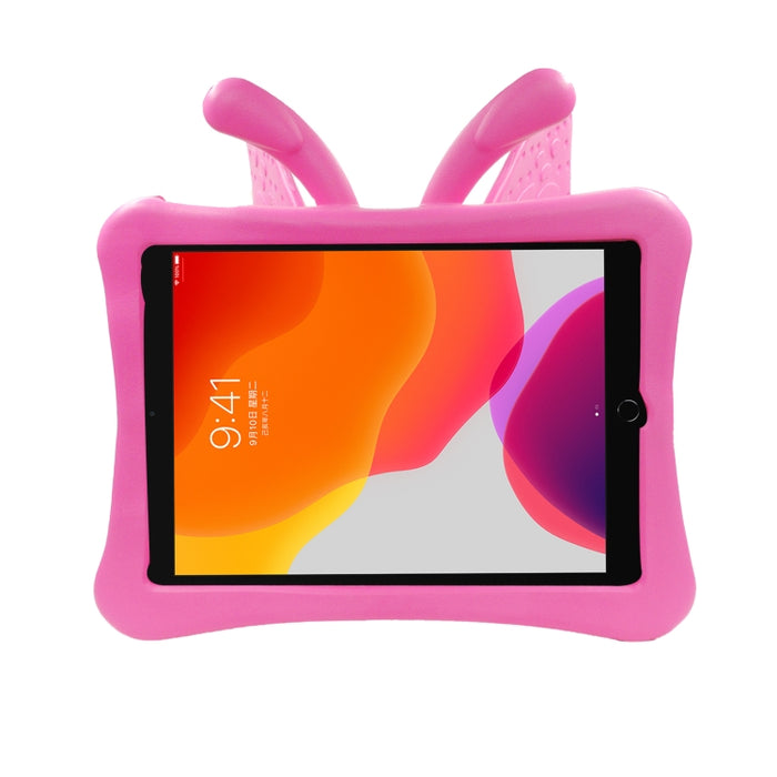 Cubierta protectora plana a prueba de caídas para niños de EVA con soporte de mariposa, For iPad 10.2 2021 / 2020 / 2019/10.5