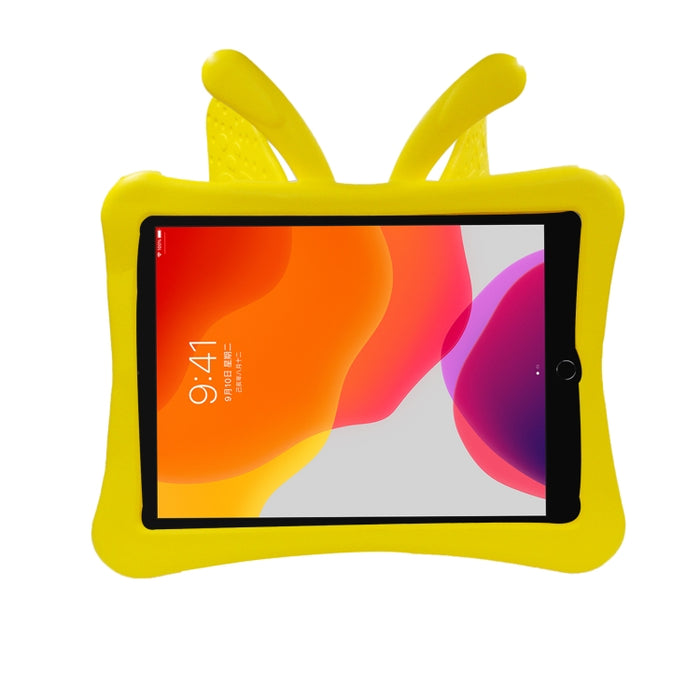 Cubierta protectora plana a prueba de caídas para niños de EVA con soporte de mariposa, For iPad 10.2 2021 / 2020 / 2019/10.5