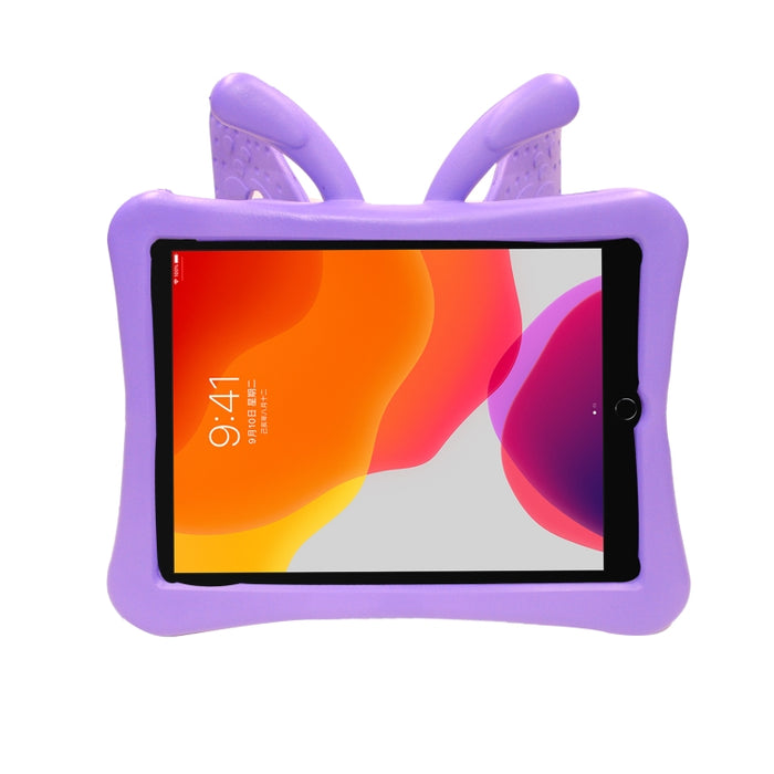 Cubierta protectora plana a prueba de caídas para niños de EVA con soporte de mariposa, For iPad 10.2 2021 / 2020 / 2019/10.5